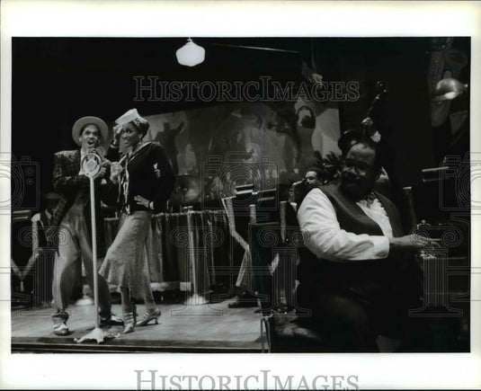 1995 Press Photo Jim Weaver & Theara J Ward in Ain't Misbehavin' - cvb68968 - Historic Images