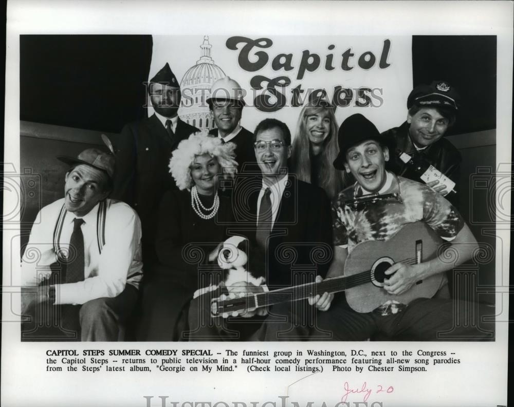 Press Photo Capitol Steps Summer Comedy Special  - cvb68893 - Historic Images