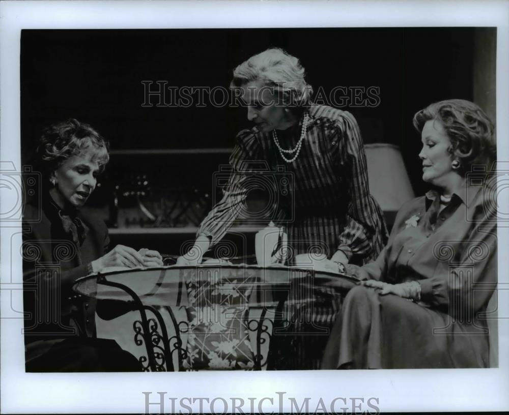 1989 Press Photo The Cemetery Club - Play  - cvb68519 - Historic Images
