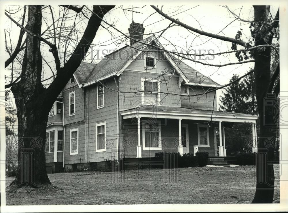 1997 Press Photo Hart Crane&#39;s birthplace house in Garrettsville, Ohio. - Historic Images