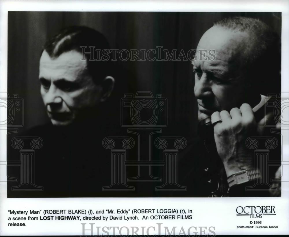 1996 Press Photo Robert Blake and Robert Loggia in Lost Highway - cvb68381 - Historic Images