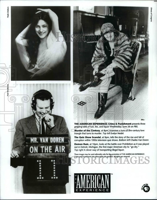 Press Photo The American Experience: Crimes & Punishmnet presents three tales. - Historic Images