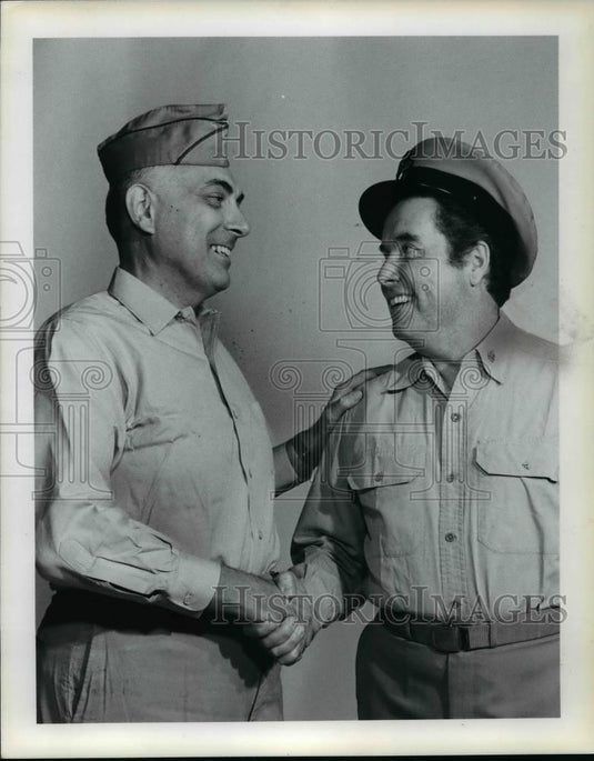 1980 Press Photo Nick Brodella and Tom Slowey star in "Mister Roberts" - Historic Images