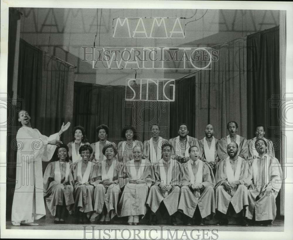 Press Photo Charles Stewart as the Minister of Music in &quot;Mama I Want To Sing&quot; - Historic Images