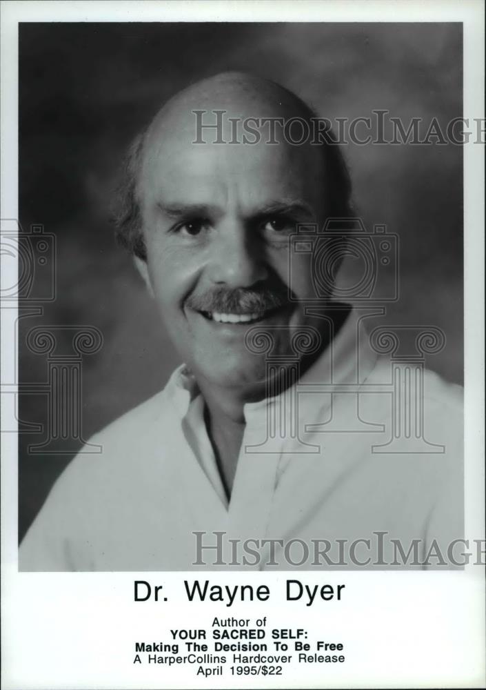1995 Press Photo Dr. Wayne Dyer author of Your Sacred Self. - cvb68074 - Historic Images