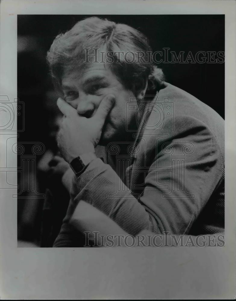 1979 Press Photo A man&#39;s worried expression - cvb70198 - Historic Images