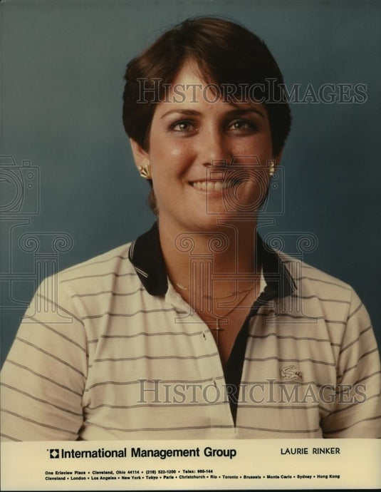 Press Photo Laurie Rinker International Management Group - cvb71893 - Historic Images