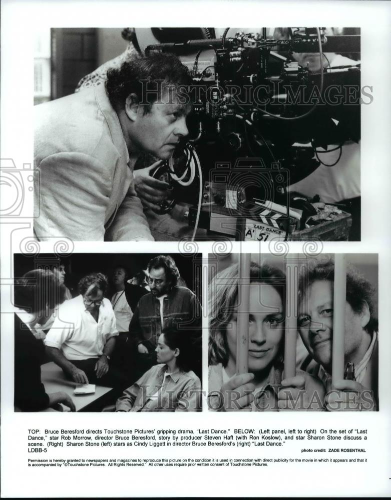 1995 Press Photo On the Set of the Movie "Last Dance" - cvb67892 - Historic Images