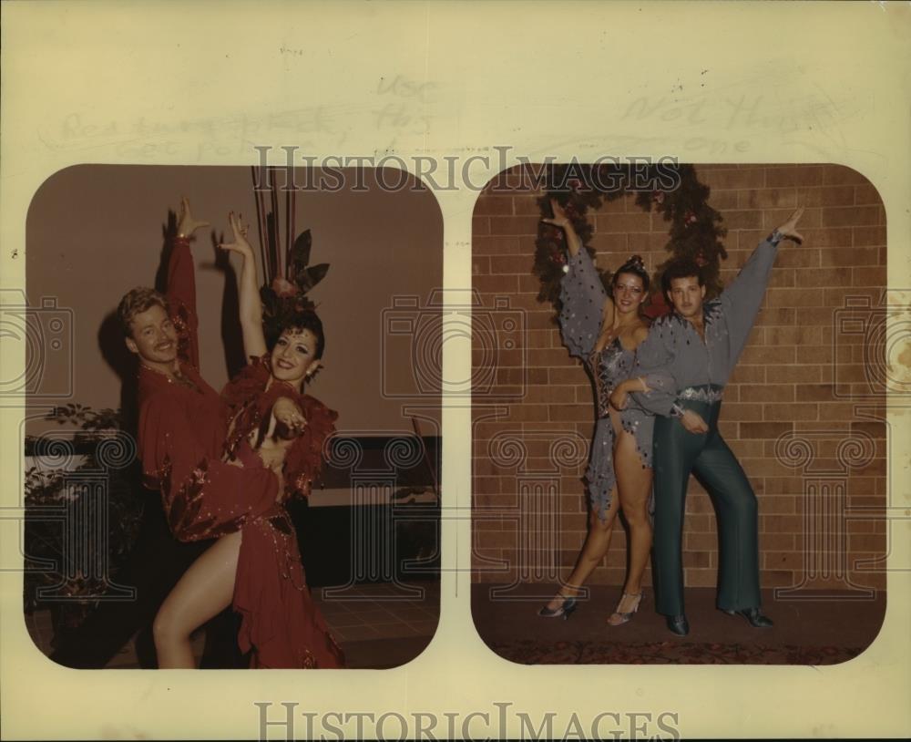 1987 Press Photo Dancers from the American Dance Exchange appearing at Brunch - Historic Images