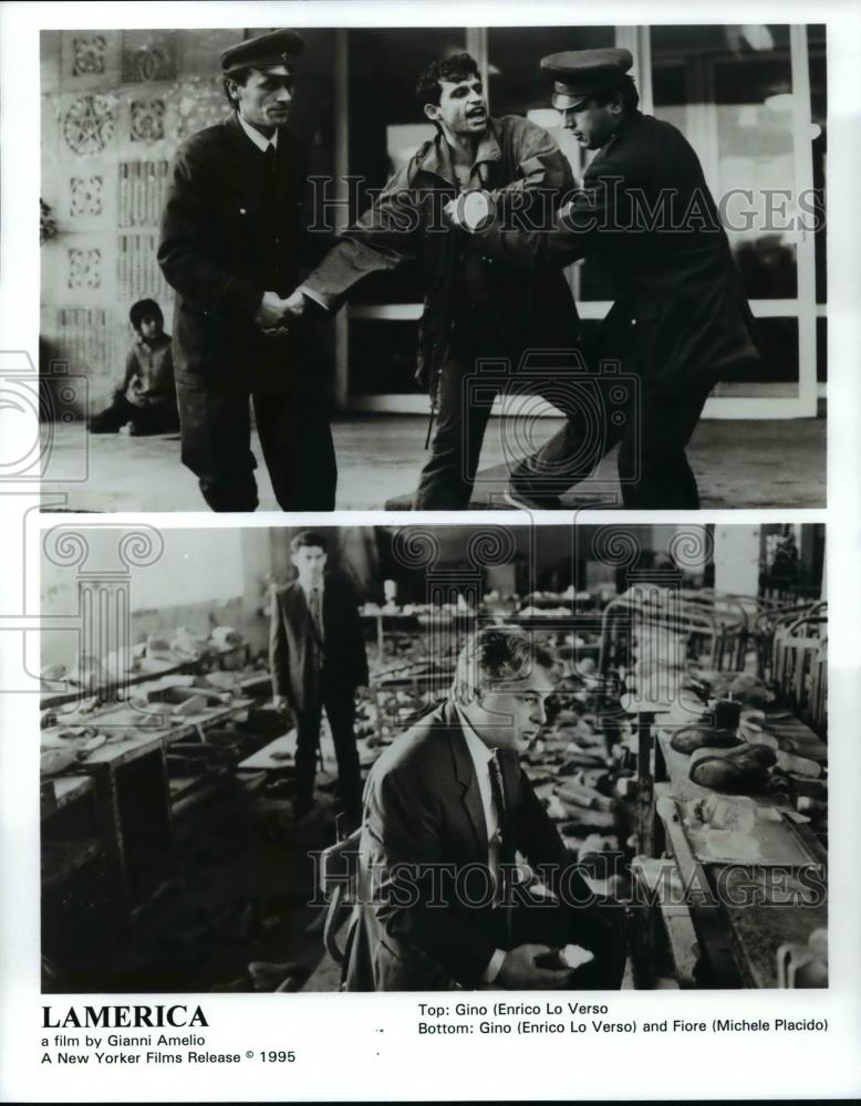 1995 Press Photo Gino (Enrico Lo Verso) stars in LAMERICA - cvb67885 - Historic Images