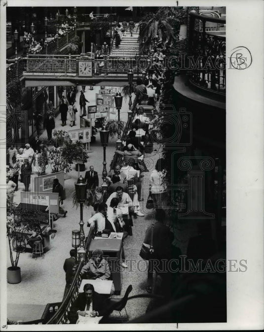 1983 Press Photo Arcade st in Cleveland  - cvb64506 - Historic Images