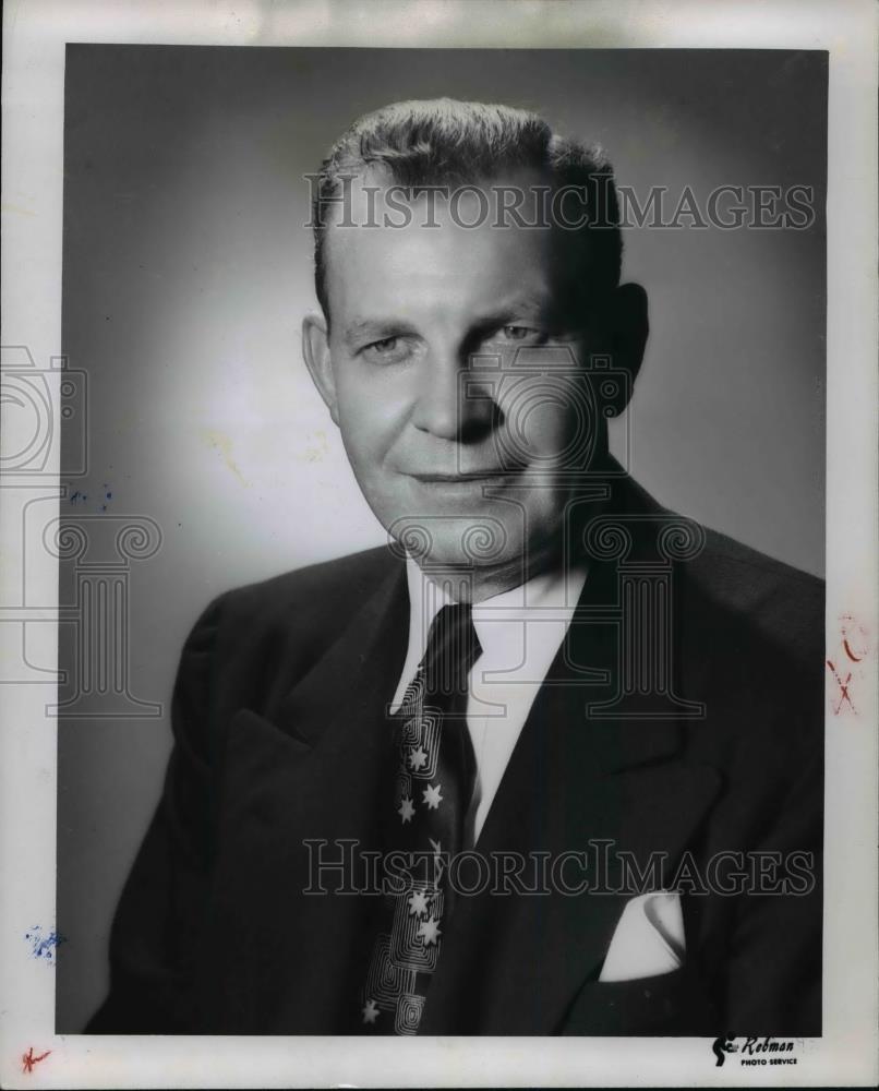 1957 Press Photo H.S. Taylor-President of Oglebay Norton Company. - cvb67948 - Historic Images