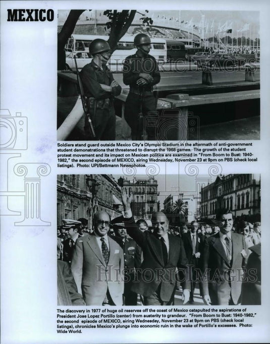 Press Photo Mexico: From Boom To Bust, (1940-1982) second episode - cvb67796 - Historic Images