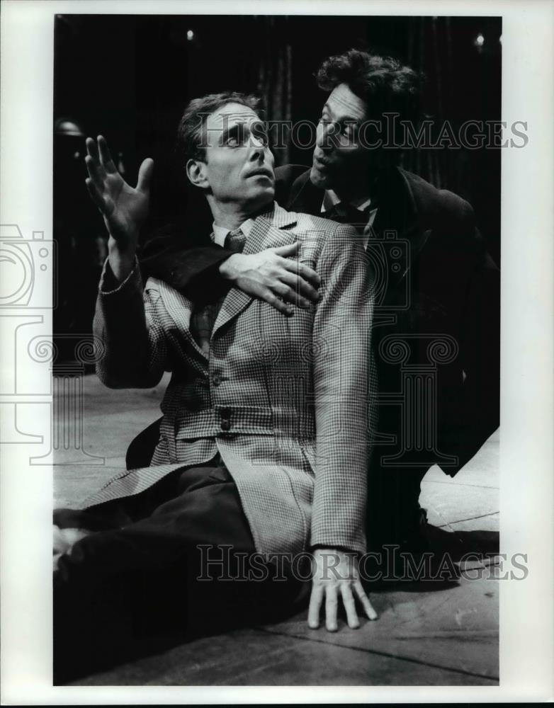 1995 Press Photo Richard Bekins &amp; David Greenspan star in Mystery of Irma Vep - Historic Images