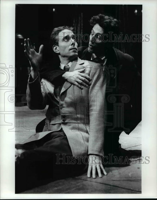 1995 Press Photo Richard Bekins & David Greenspan star in Mystery of Irma Vep - Historic Images