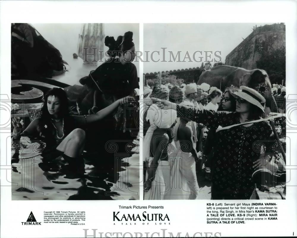 Press Photo  Kama Sutra: A Tale of Love movie-Indira Varma, director Mira Nair - Historic Images
