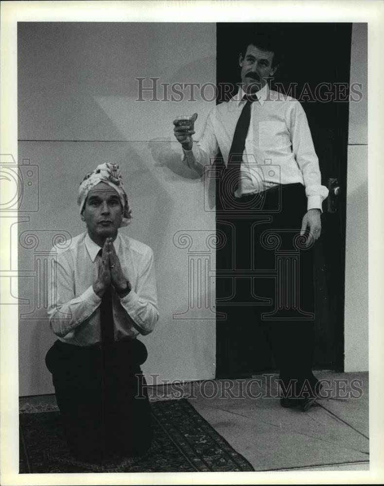 Press Photo Ken Armour and Paul Blumberg in DoBama &quot;Number 76&quot; - cvb71209 - Historic Images