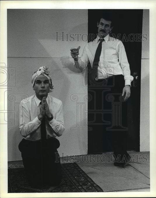 Press Photo Ken Armour and Paul Blumberg in DoBama "Number 76" - cvb71209 - Historic Images