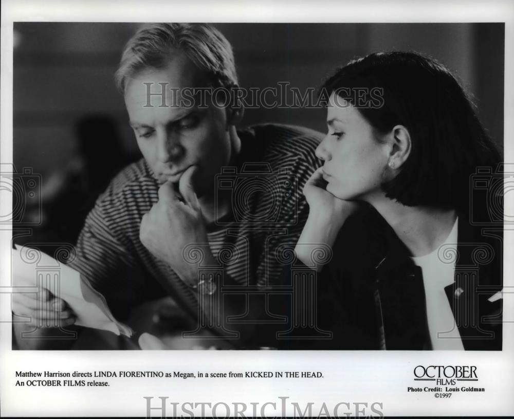 Press Photo Matthew Harrison, Linda Fiorentino-Kicked in the Head - cvb68388 - Historic Images