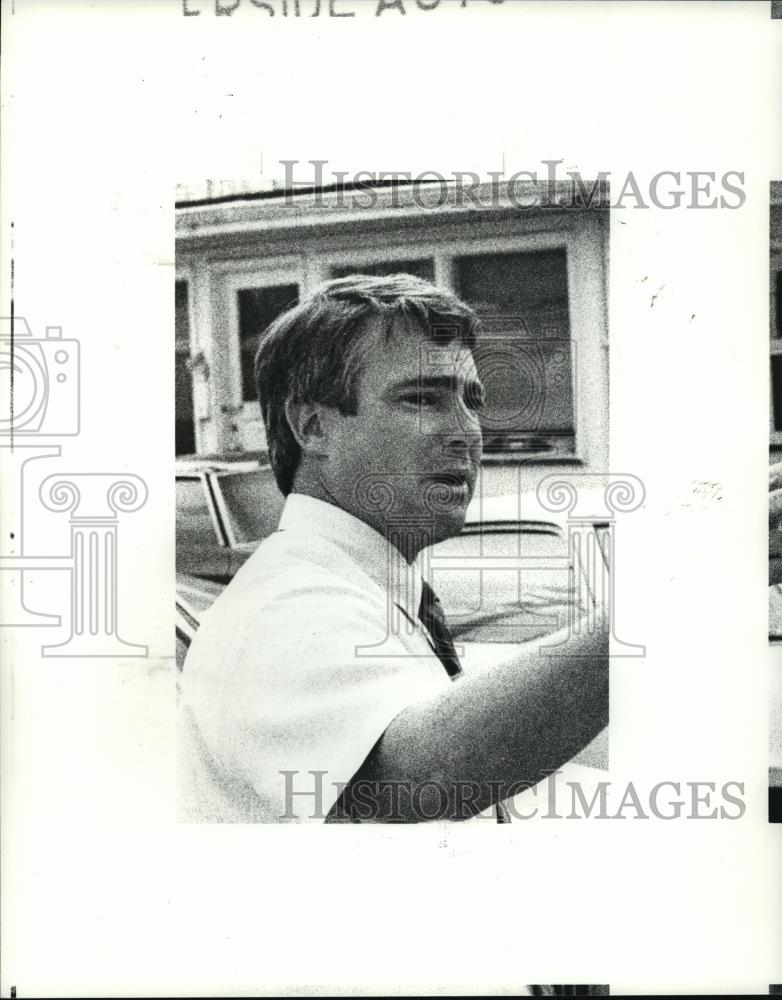 1987 Press Photo Ward 21 Councilman David McGruick - cvb73017 - Historic Images