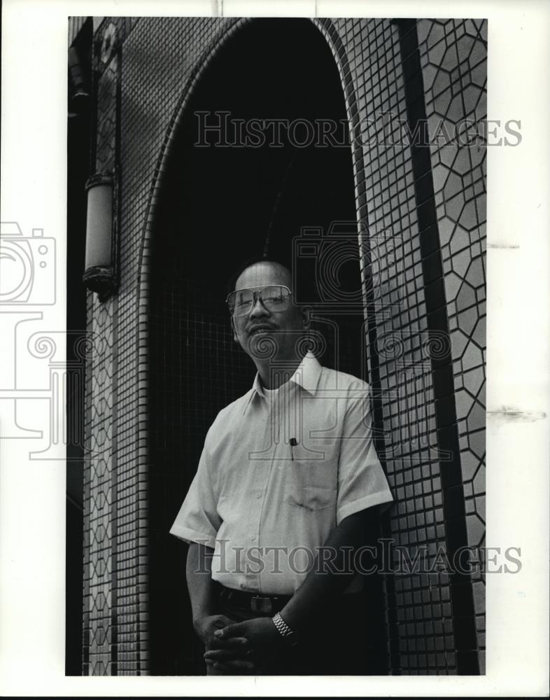 1991 Press Photo Jonathan Mar, secretary of the On leong Merchants Association - Historic Images