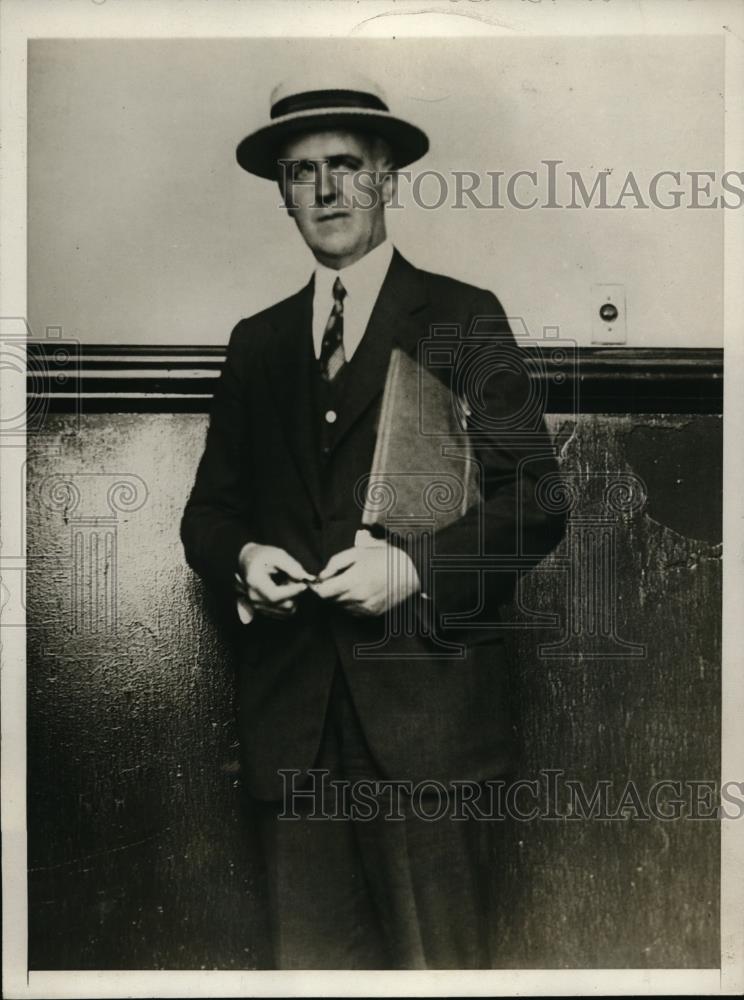 1929 Press Photo New York State banking superintendent Joseph A. Broderick NYC - Historic Images