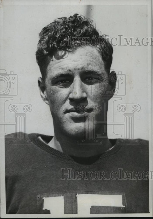 1934 Press Photo Bob Reynolds, Tackle, Stanford University - cvb75058 - Historic Images