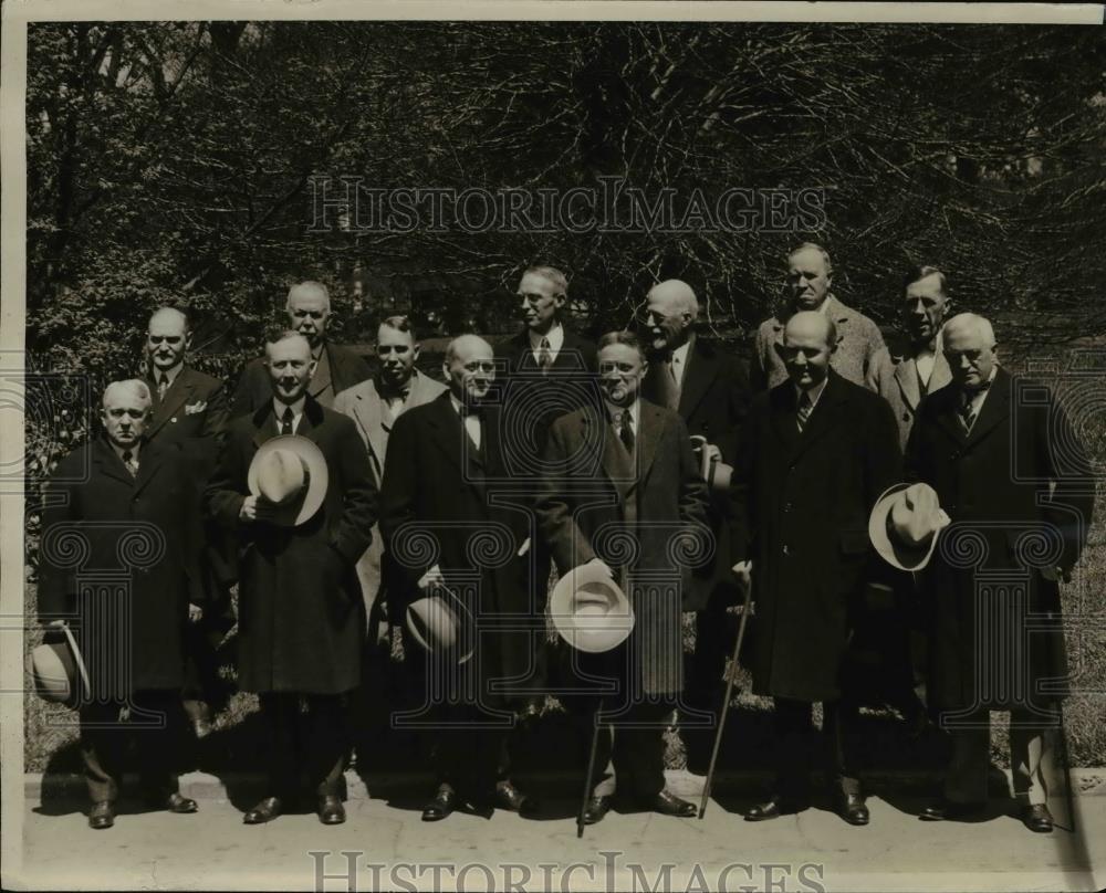 1928 Press Photo Executive Committee of the American Bar Association - Historic Images