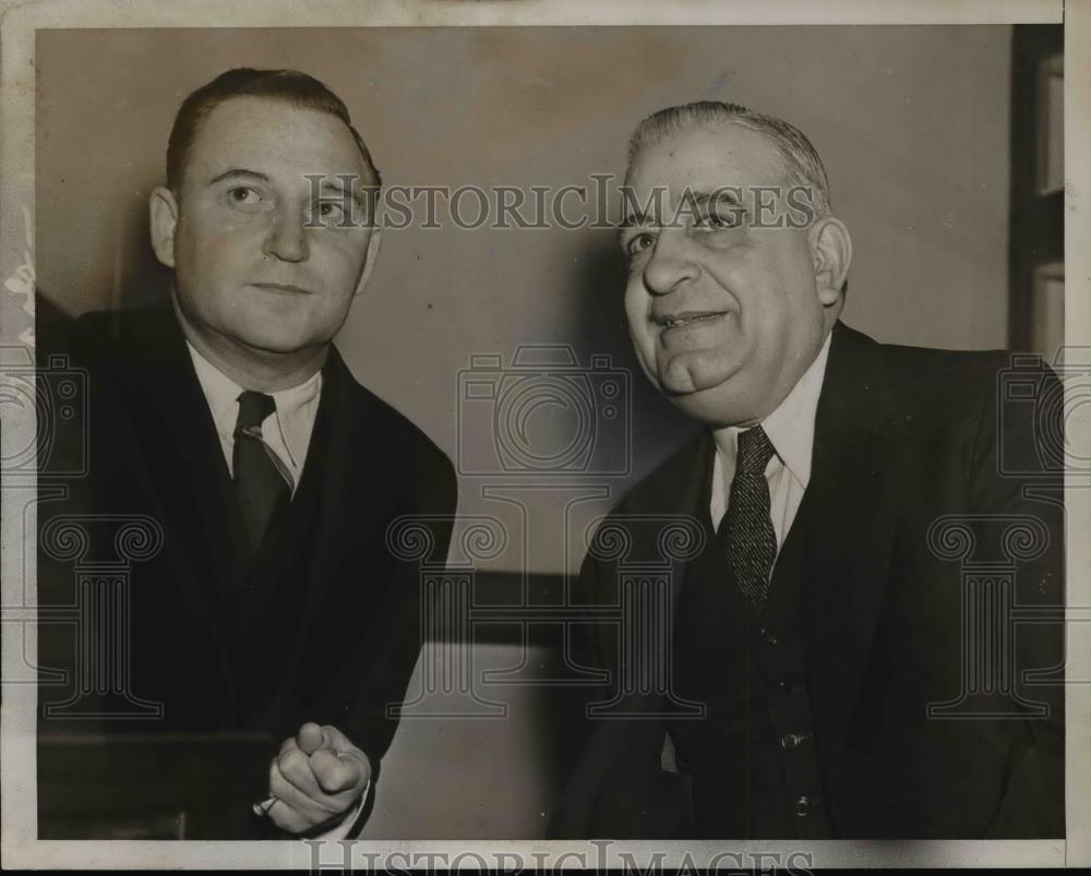 1938 Press Photo Albert Mannelli &amp; Robert Lindsay - nef03869 - Historic Images