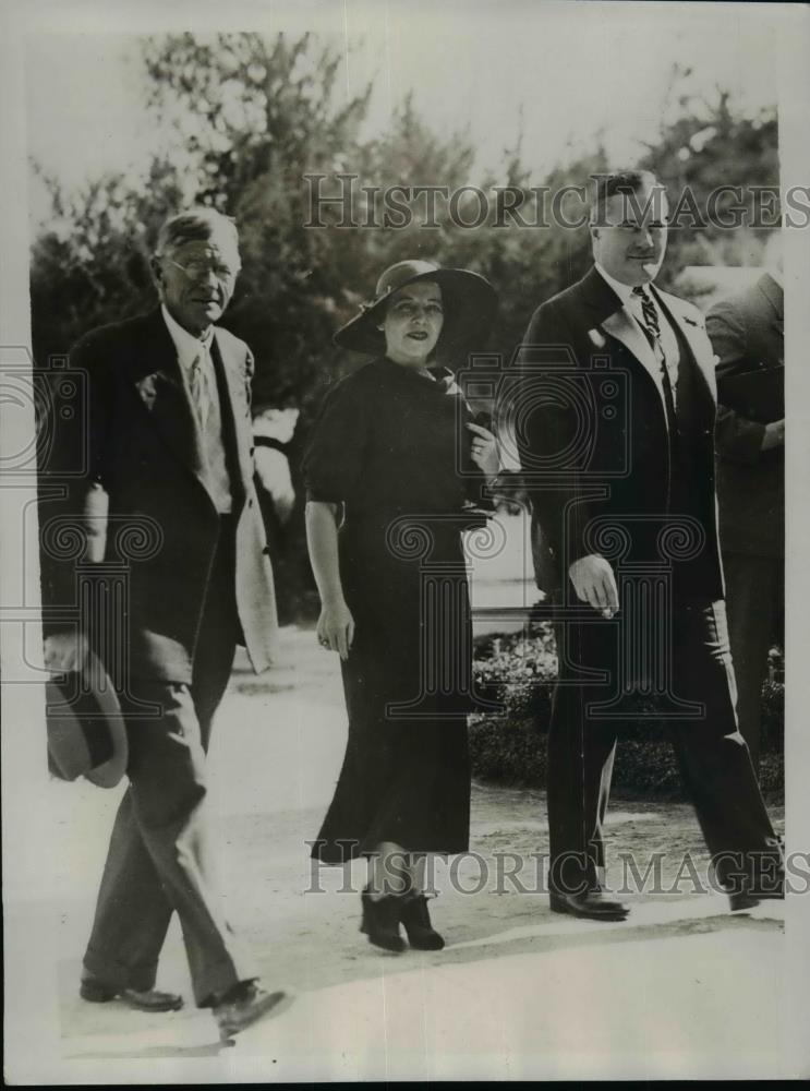 1933 Press Photo Pan-American Delegates In Uruguay En route to Bermuda - Historic Images