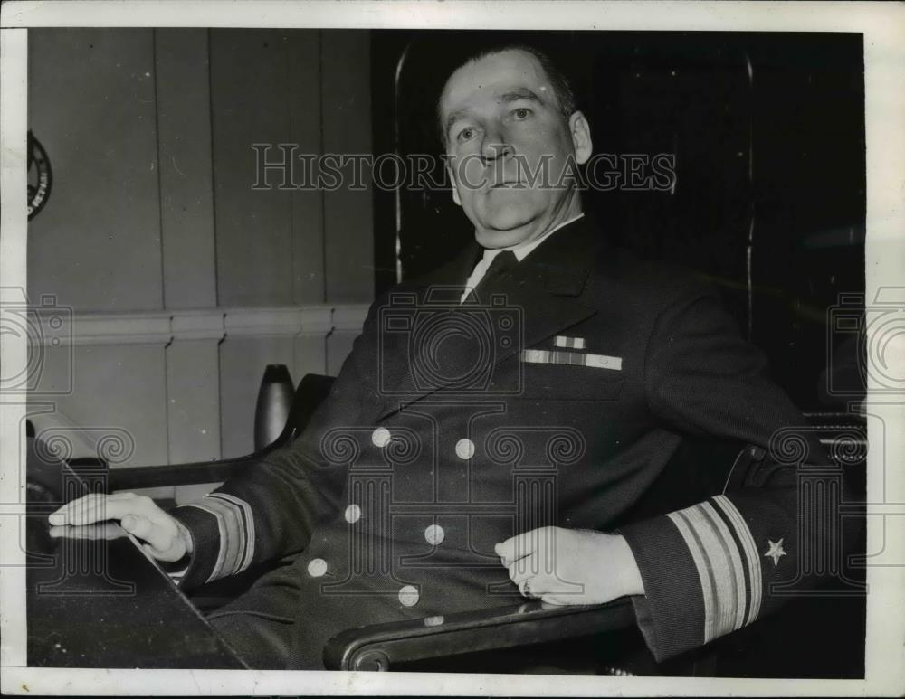 1942 Press Photo U.S. Navy Rear Admiral W.H.P. Blandy - nef02474 - Historic Images