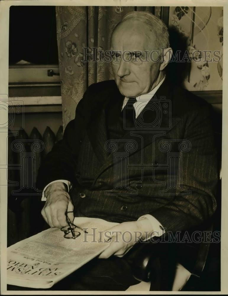 1941 Press Photo Samuel Kerkham Ratcliffe, English journalist and lecturer - Historic Images