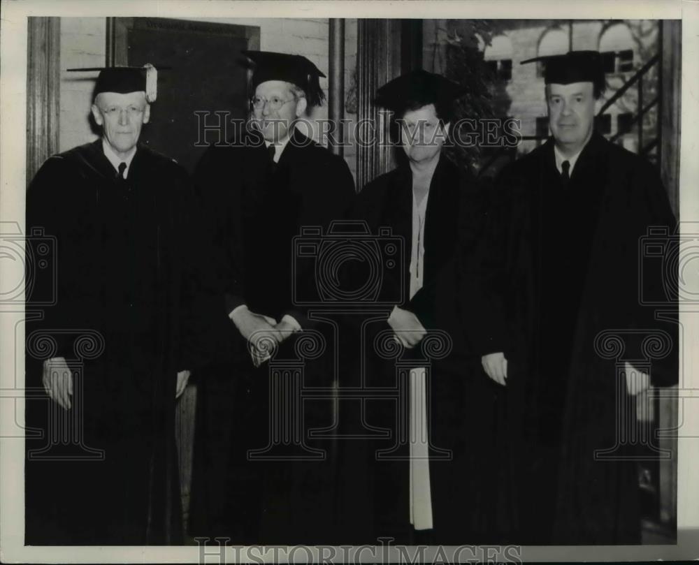 1938 Press Photo Oberlin College Honorary Degree Recipients - nef05519 - Historic Images