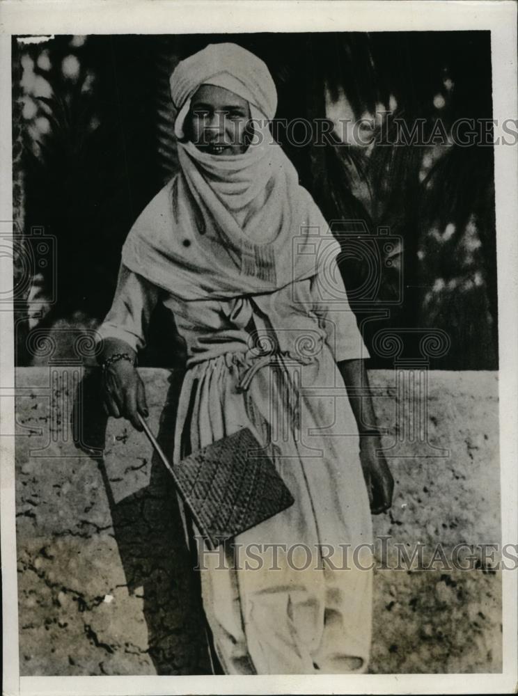 1932 Press Photo Princess of Piedmont of Italy  at Ghadames, Tripolitania - Historic Images