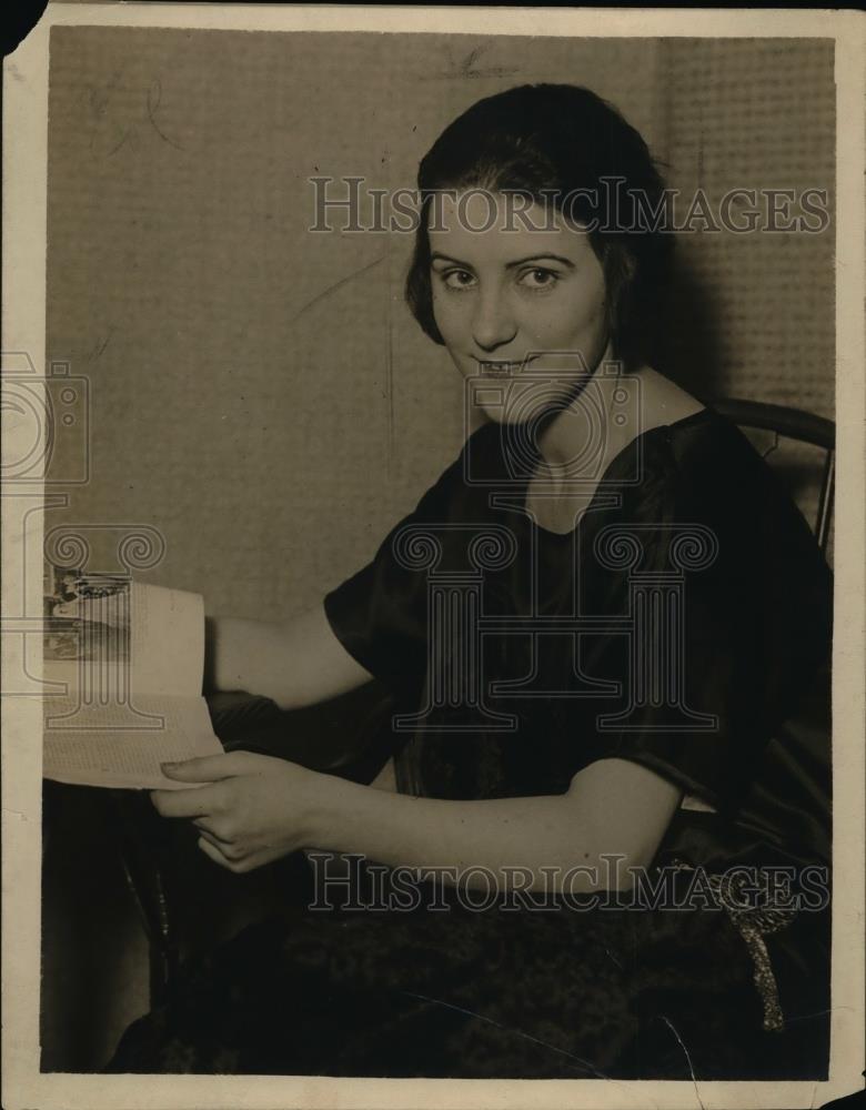 1923 Press Photo Lillebil Ibsen - nee94613 - Historic Images