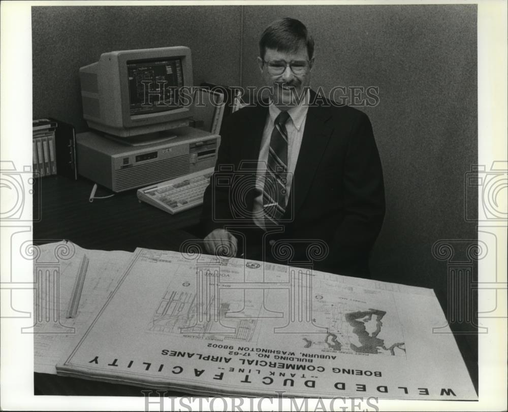 1990 Press Photo Bovay Northwest executive Tom McMaster - spa26758 - Historic Images