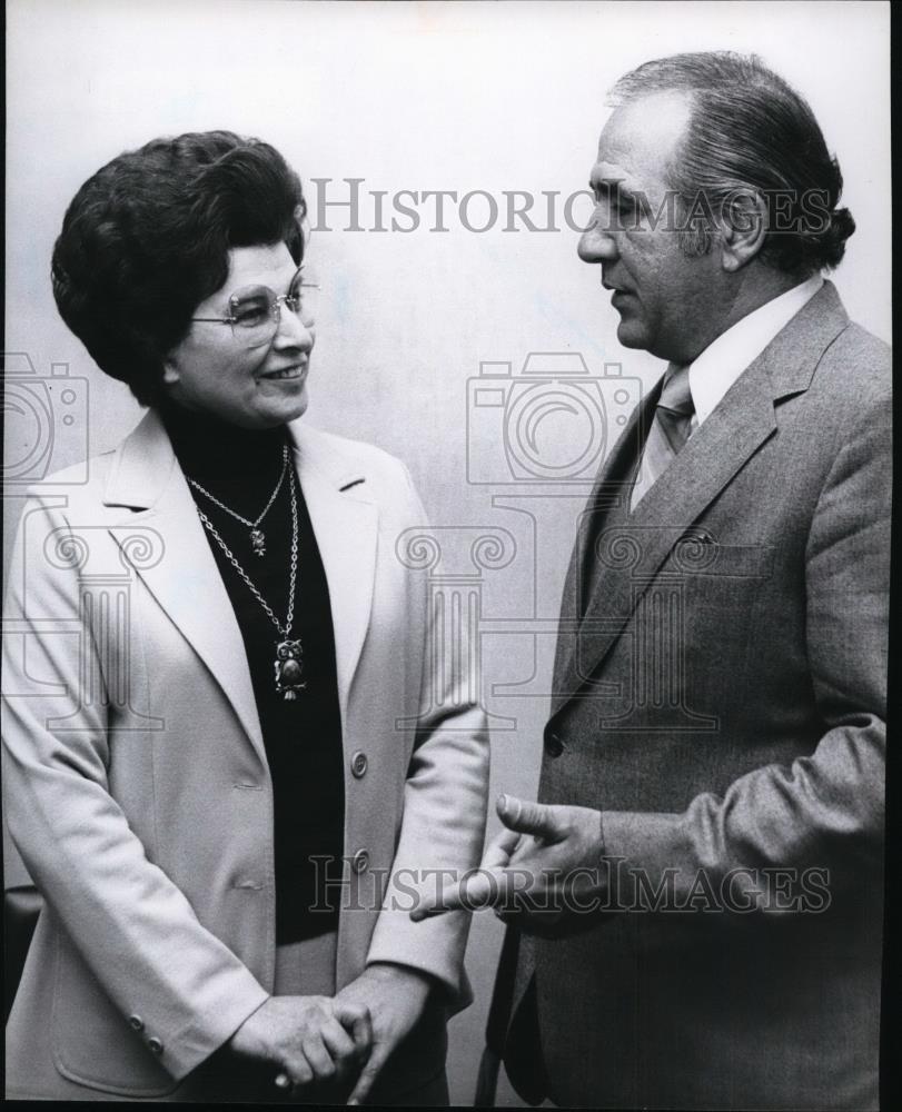 1980 Press Photo Lois Strattan and John A. Bagnarial - spa19425 - Historic Images