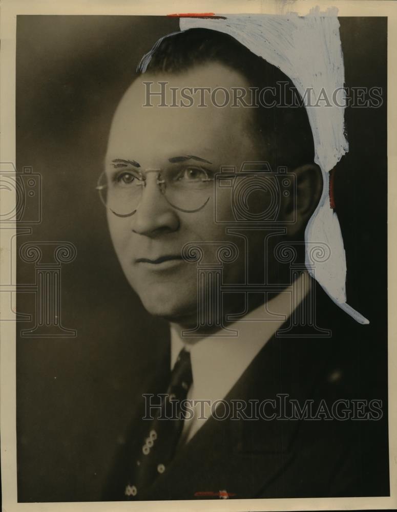 1935 Press Photo Robert V.Parlee President of Boston Club of Cleveland - Historic Images