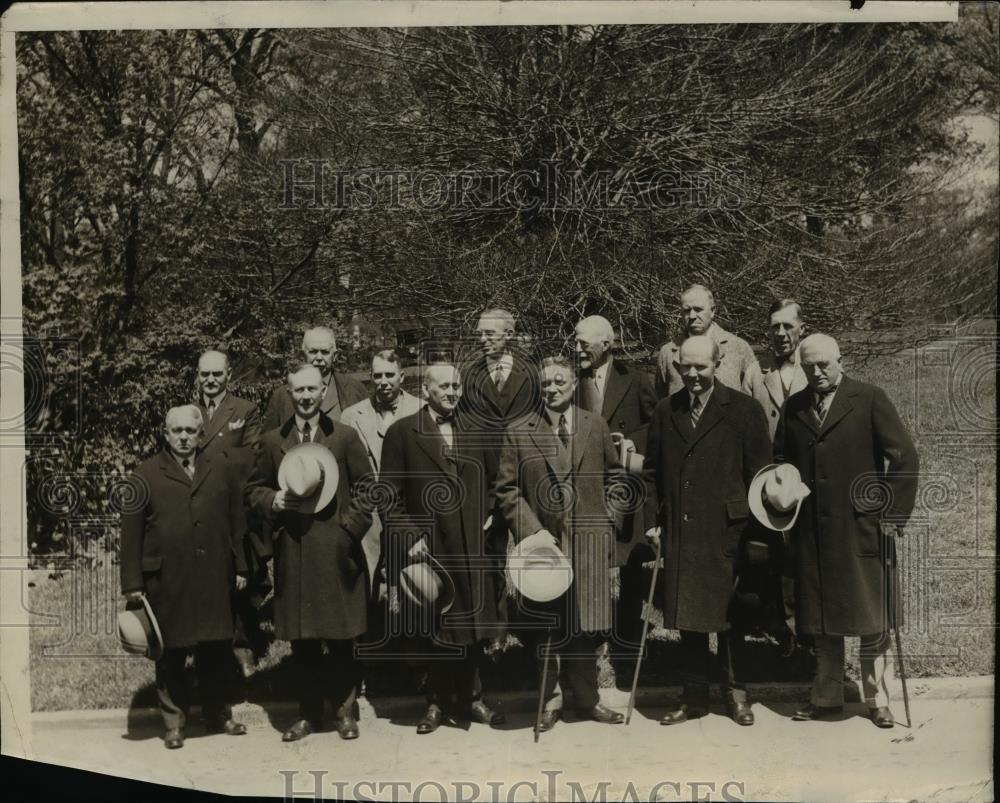 1928 Press Photo Executive Committee of the American Bar Association - Historic Images