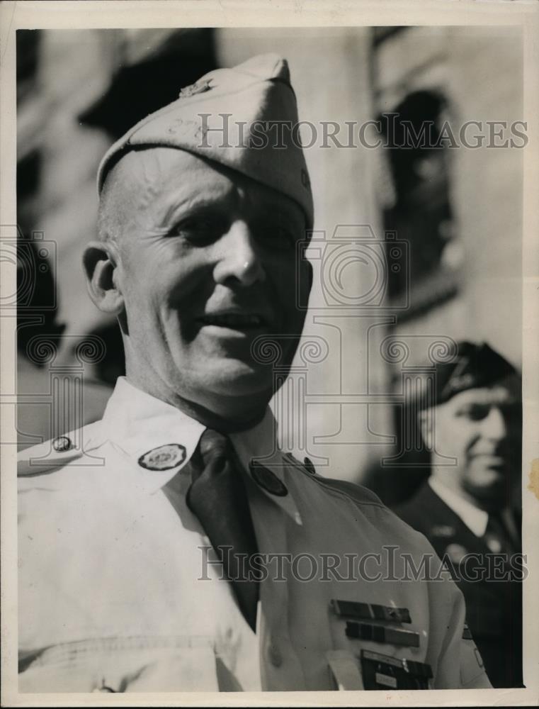 1946 Press Photo Don W.Schoeppeof Warren Ohio new Ohio Commander  - nee97108 - Historic Images