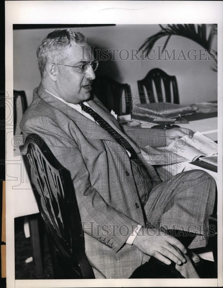 1946 Press Photo Joseph Padway General Counsel American Federation of Labor - Historic Images