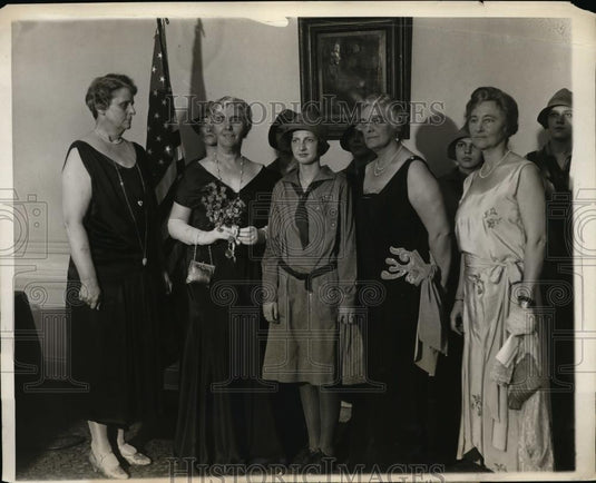1930 Press Photo Dinner Given By The Girl Scout Federation For Mrs. Hoover - Historic Images