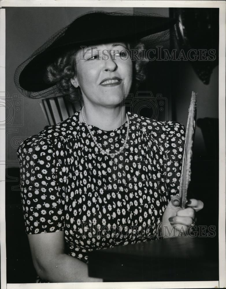 1941 Press Photo Ruth Brazell,Philadelphia Heiress former wife of Spanish Prince - Historic Images