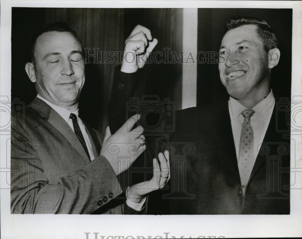 1960 Press Photo Ed. Bailey And Carl Mclish - nee96583 - Historic Images