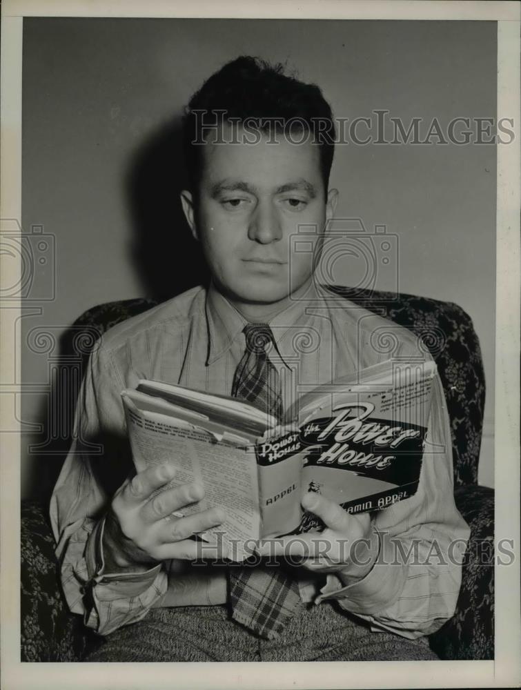 1940 Press Photo Benjamin Appel - nef04907 - Historic Images