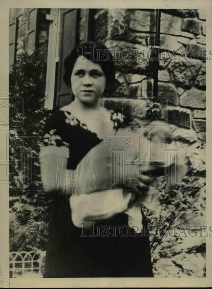 1931 Press Photo William Jeffries and mother, grandfather is Sen. James Couzens - Historic Images