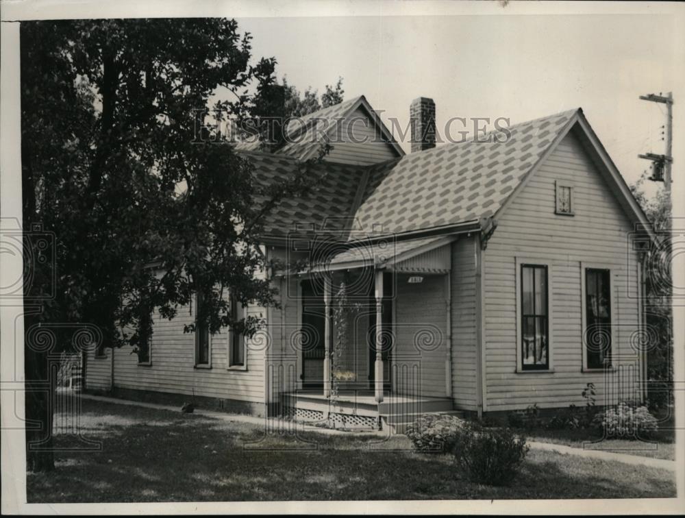 1940 Press Photo Home of John Zahnd of Indiana candidate for U.S President - Historic Images