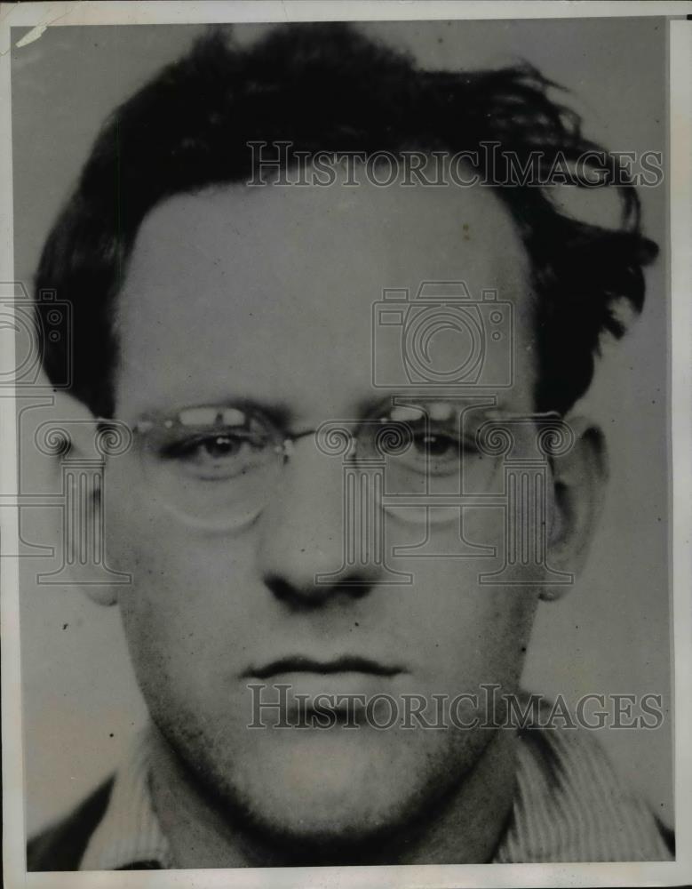 1937 Press Photo Lucien Millard Was Questioned By The Police - nee96467 - Historic Images