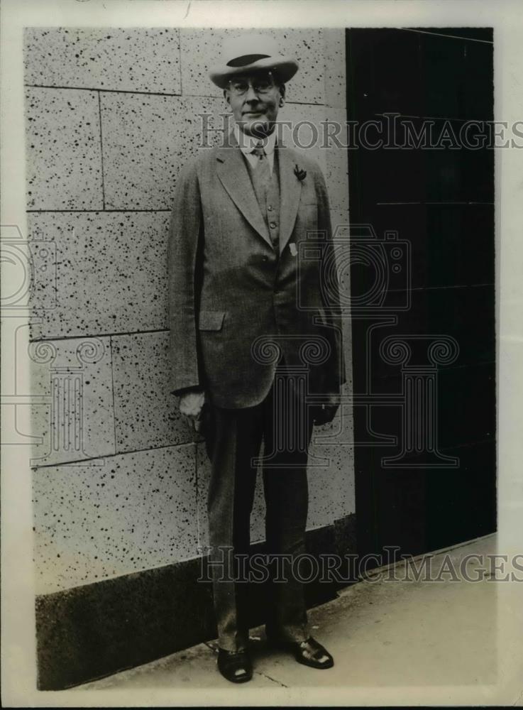 1928 Press Photo Curtis D. Wilbur, Sec. of the Navy at Republican Convention - Historic Images