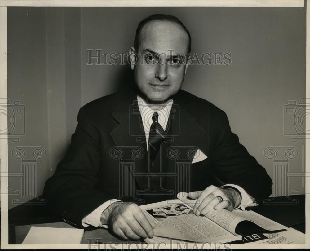 1946 Press Photo Robert Heller Of National Committee For Strengthening Congress - Historic Images
